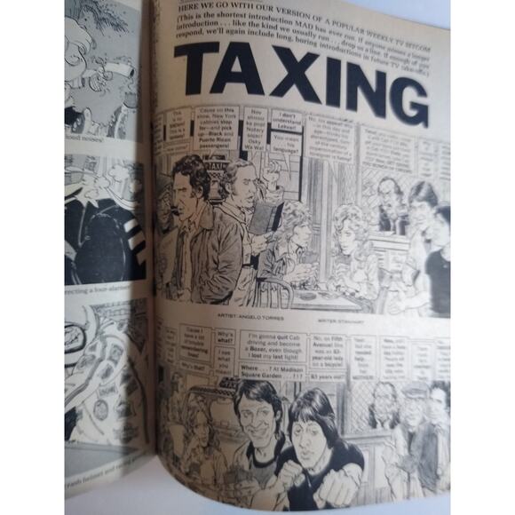 MAD Magazine #212 Marvel Comic Book 1980 Taxi TV Show Satire Alien Movie Spoof - Picture 4 of 5